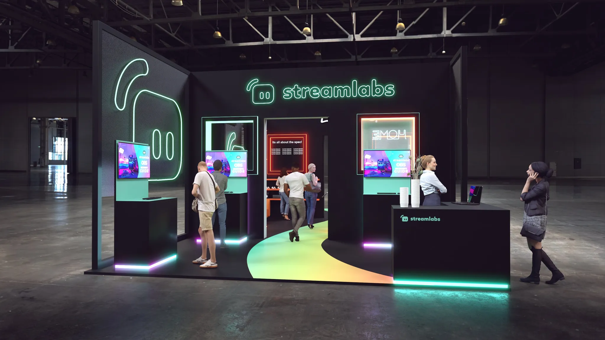 20x40 Île booth design by Reaction Space
